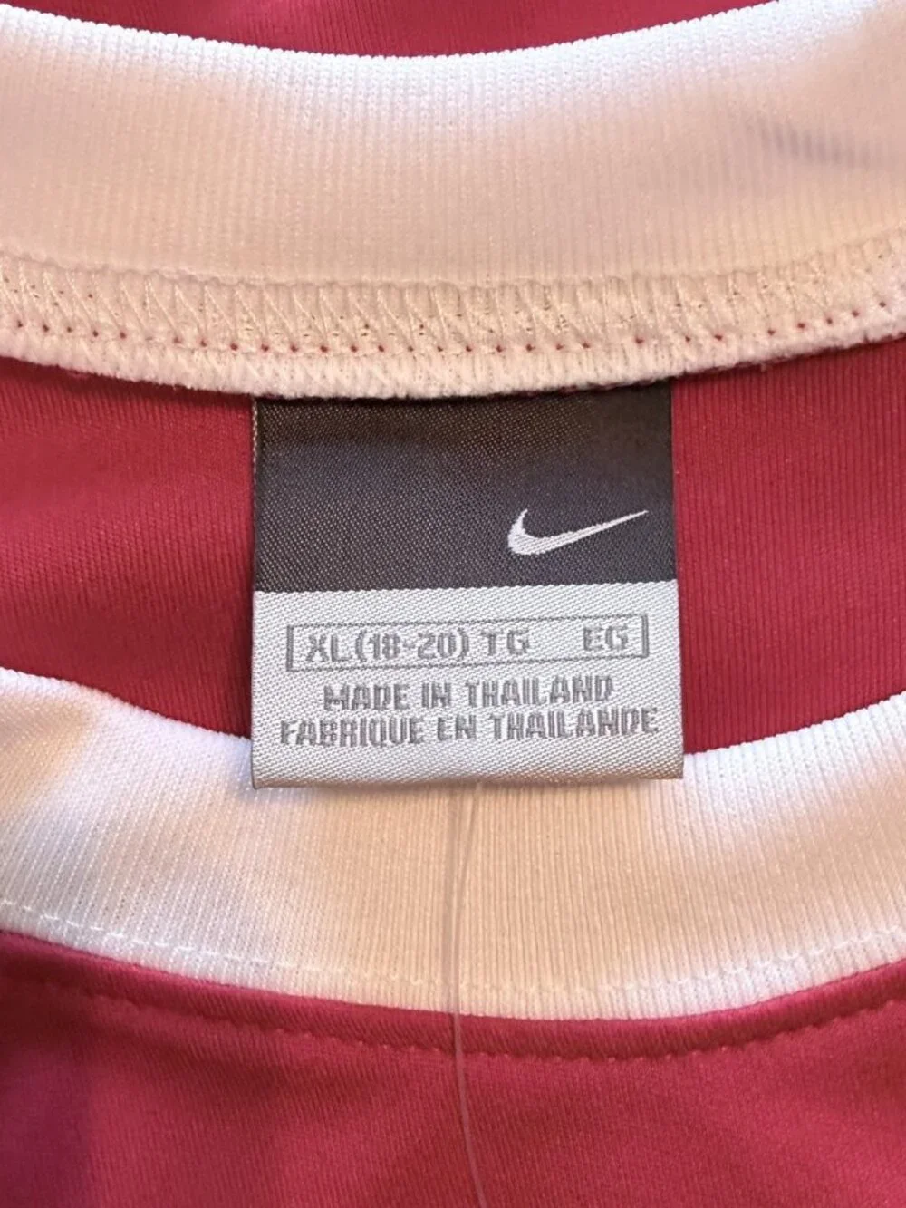 Nike Red Soccer Shirt Youth Boys XL 18/20 NWT